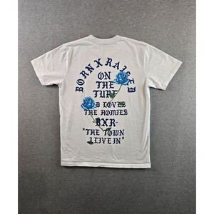 Born x Raised Los Angeles Dodgers T Shirt Mens Medium White On The Turf LAD Love